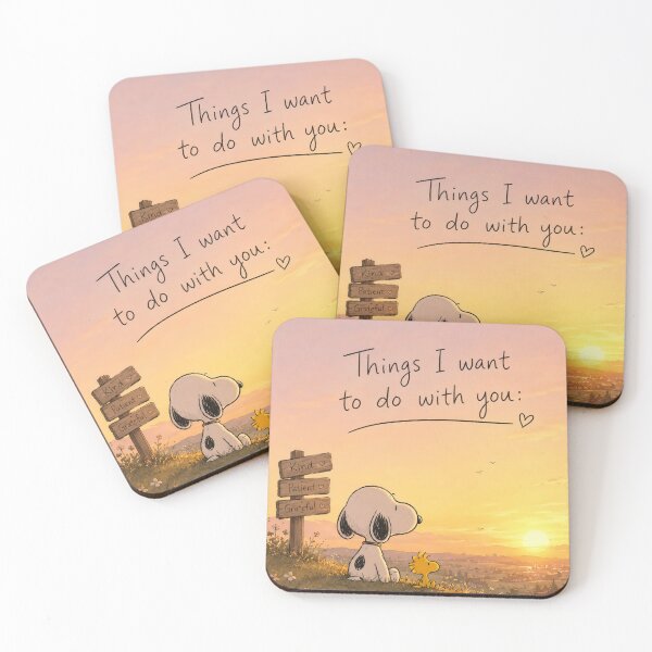 Item preview, Sunset Dreams with Snoopy designed and sold by COFFEEWITHARTS.
