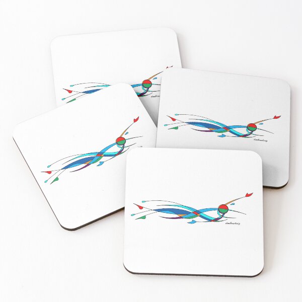 Item preview, Backstroke Swimmer Wave Line designed and sold by DMBDigitalArt.