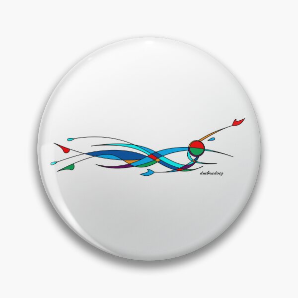 Item preview, Backstroke Swimmer Wave Line designed and sold by DMBDigitalArt.