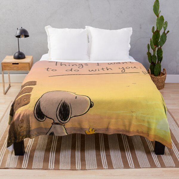 Item preview, Sunset Dreams with Snoopy designed and sold by COFFEEWITHARTS.