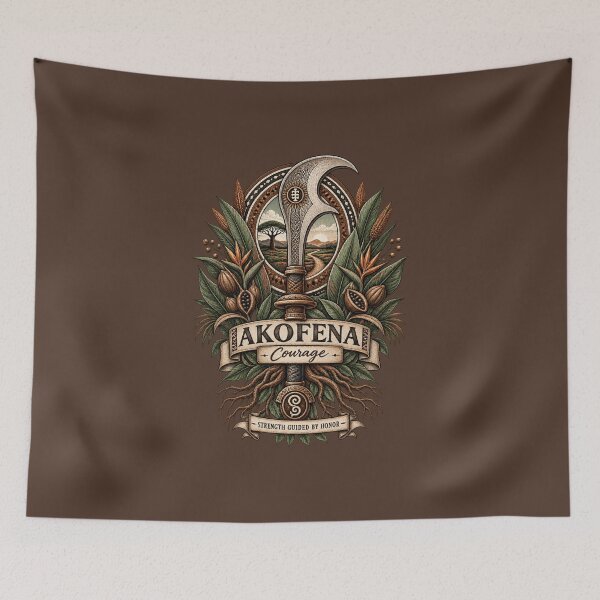 Item preview, Akofena – Symbol of Courage | Adinkra Wisdom Collection designed and sold by 'VARI'.
