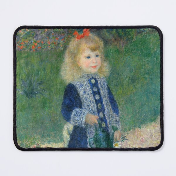 Item preview, Young Girl with a Watering Can – Renoir | Childhood in a Flowery Garden designed and sold by Shoupay.