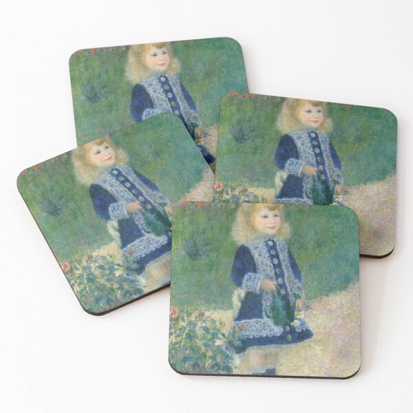 Item preview, Young Girl with a Watering Can – Renoir | Childhood in a Flowery Garden designed and sold by Shoupay.