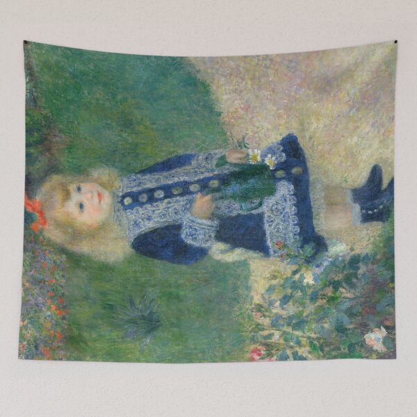 Item preview, Young Girl with a Watering Can – Renoir | Childhood in a Flowery Garden designed and sold by Shoupay.