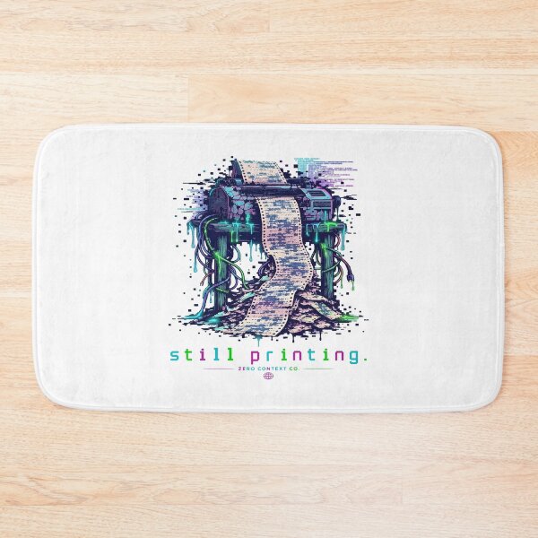 Item preview, Still Printing – Glitch Dot Matrix Printer Burnout Streetwear Graphic designed and sold by ZeroContextCo.