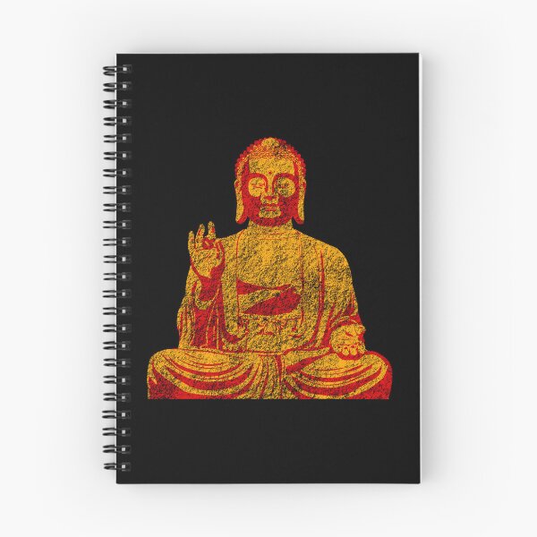 Item preview, Neon Orange Buddha Meditation Zen Tech Geek Art designed and sold by MathWare MathClips.