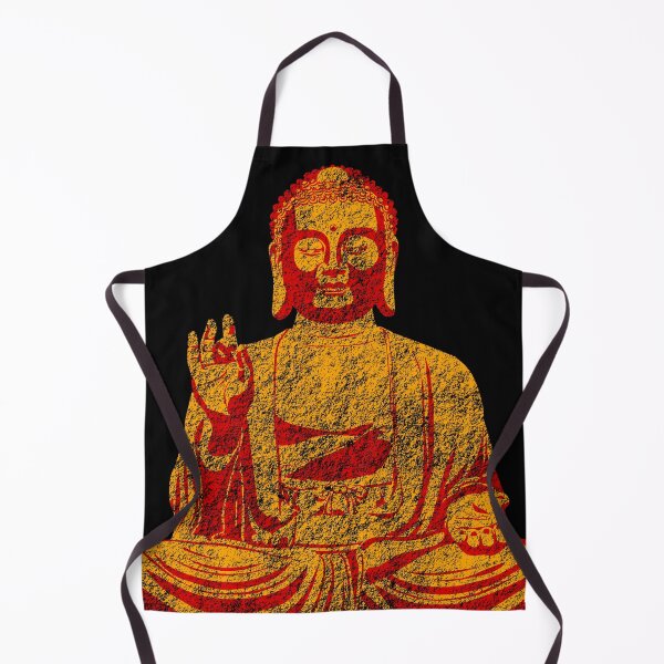 Item preview, Neon Orange Buddha Meditation Zen Tech Geek Art designed and sold by MathWare MathClips.