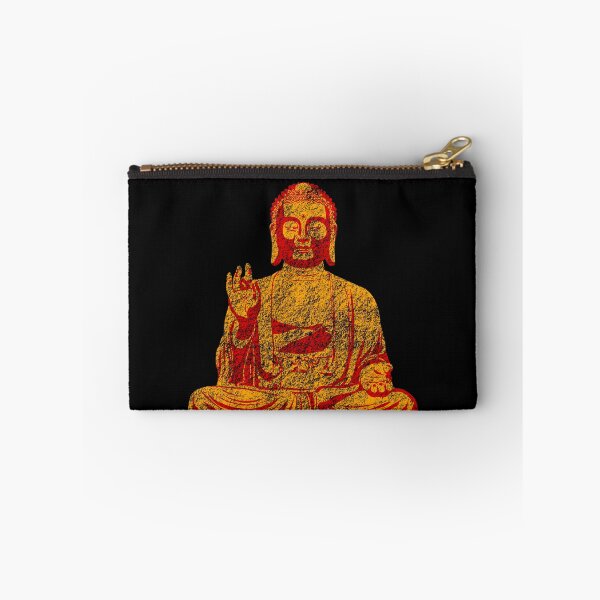 Item preview, Neon Orange Buddha Meditation Zen Tech Geek Art designed and sold by MathWare MathClips.