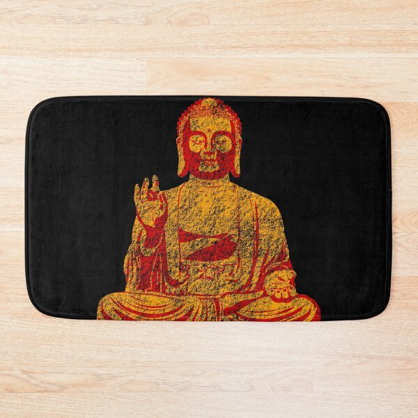 Item preview, Neon Orange Buddha Meditation Zen Tech Geek Art designed and sold by MathWare MathClips.