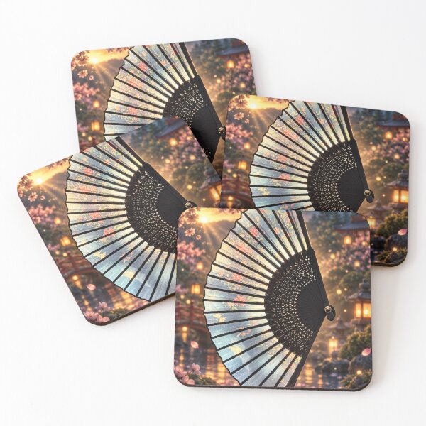 Item preview, Sakura Sunset Folding Fan designed and sold by Kimberly Palmer.