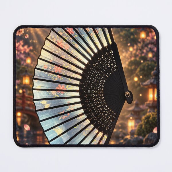 Item preview, Sakura Sunset Folding Fan designed and sold by Kimberly Palmer.