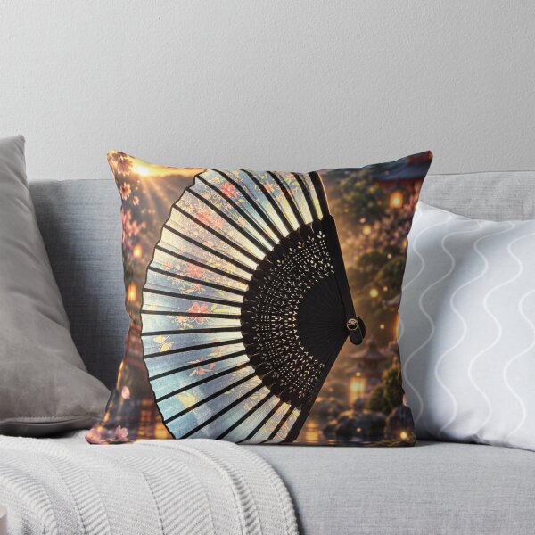Item preview, Sakura Sunset Folding Fan designed and sold by Kimberly Palmer.