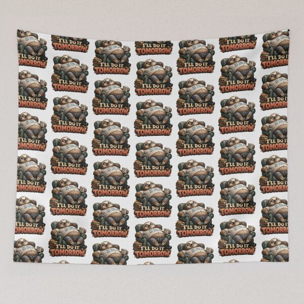Item preview, I'll Do It Tomorrow Funny Lazy Sloth Humor designed and sold by Wilcox PhotoArt.