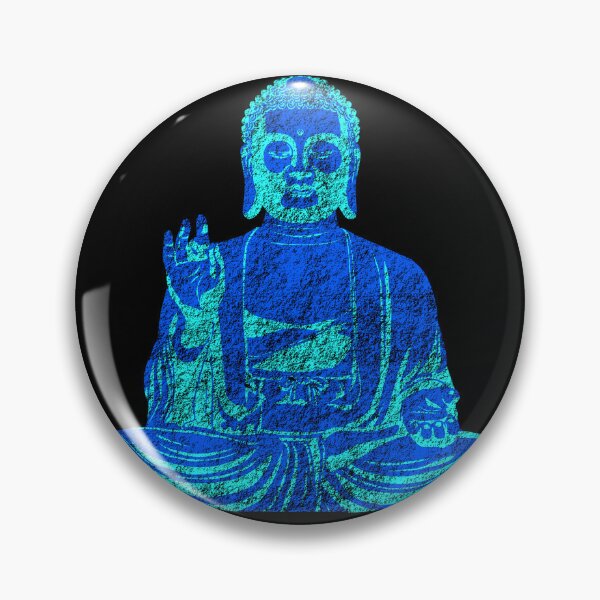 Item preview, Cyber Blue Buddha Meditation Zen Tech Geek Art designed and sold by MathWare MathClips.
