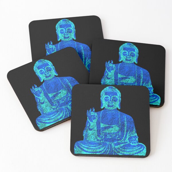 Item preview, Cyber Blue Buddha Meditation Zen Tech Geek Art designed and sold by MathWare MathClips.