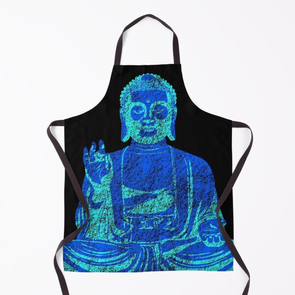 Item preview, Cyber Blue Buddha Meditation Zen Tech Geek Art designed and sold by MathWare MathClips.