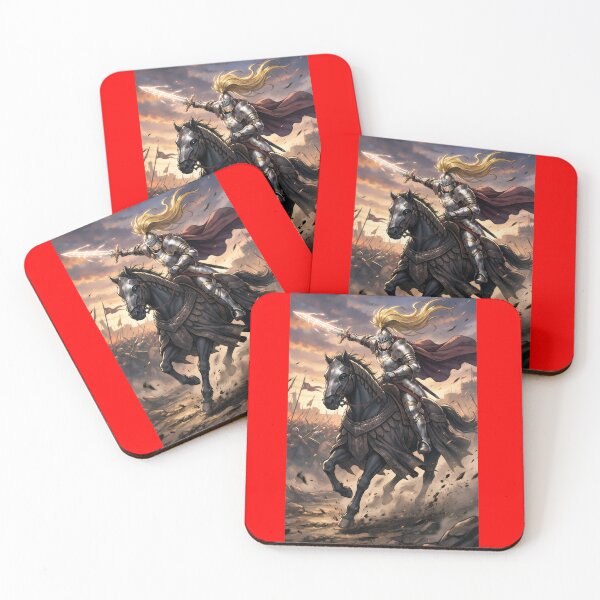 Item preview, cavalry knight silver 2nd (no border) designed and sold by Crimsonmerchant.
