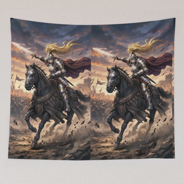 Item preview, cavalry knight silver 2nd (no border) designed and sold by Crimsonmerchant.