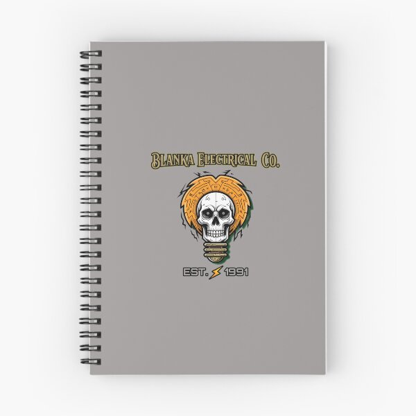 Item preview, Blanka Electrical Co Skull Lightbulb Logo Tee-54 designed and sold by 1Morrison5.