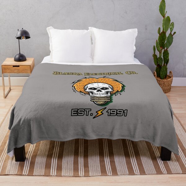 Item preview, Blanka Electrical Co Skull Lightbulb Logo Tee-54 designed and sold by 1Morrison5.