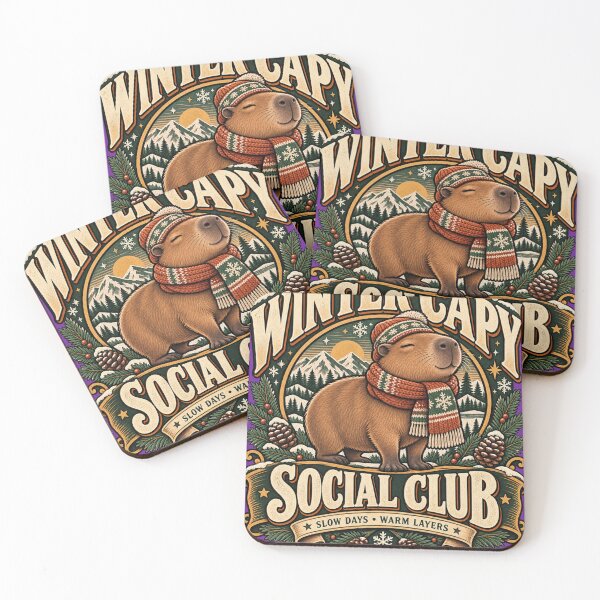 Item preview, Winter Capy Social Club designed and sold by fordogg 3.