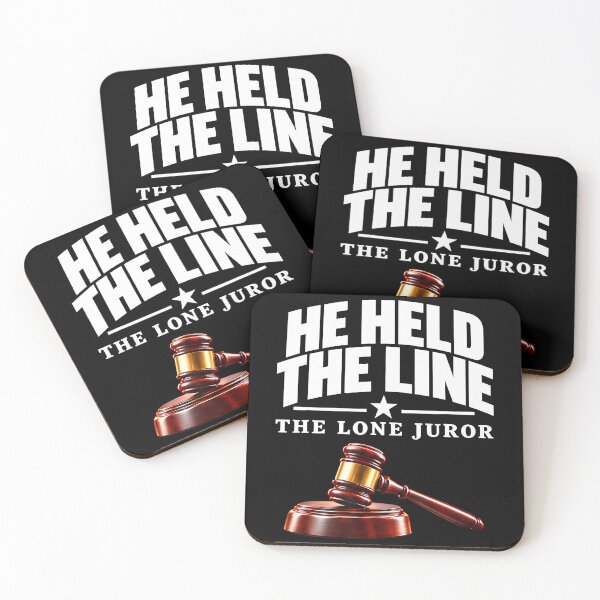 Item preview, He Held The Line The Lone Juror Courtroom Humor designed and sold by smiadraspi.