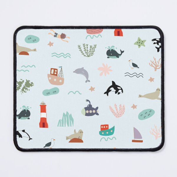 Item preview, Patagonia Sea Collage Whales Penguins designed and sold by DofinaSur.