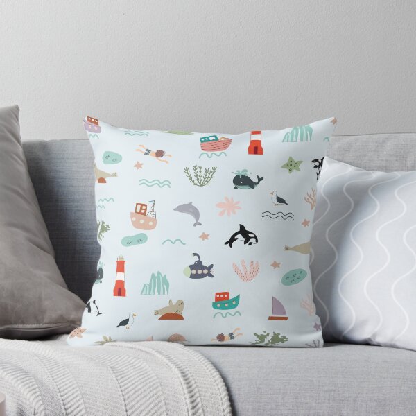 Item preview, Patagonia Sea Collage Whales Penguins designed and sold by DofinaSur.