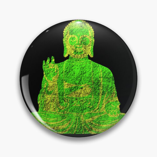 Item preview, Cyber Green Buddha Meditation Zen Tech Geek Art designed and sold by MathWare MathClips.