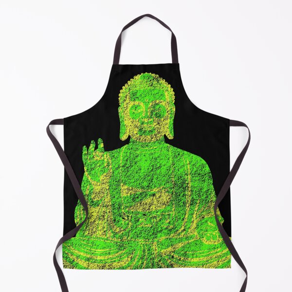 Item preview, Cyber Green Buddha Meditation Zen Tech Geek Art designed and sold by MathWare MathClips.
