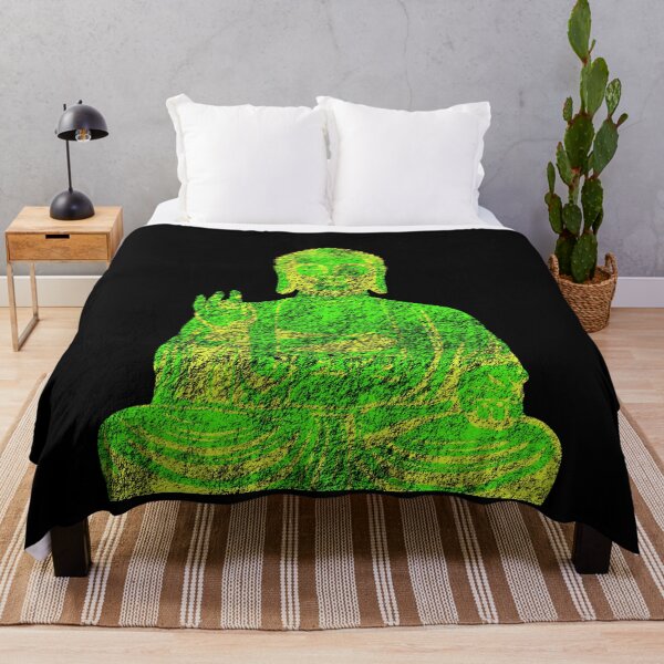Item preview, Cyber Green Buddha Meditation Zen Tech Geek Art designed and sold by MathWare MathClips.