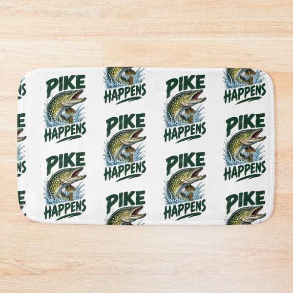 Item preview, Pike Happens - Funny Pike Fishing Humor designed and sold by StrongEpic.