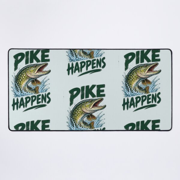 Item preview, Pike Happens - Funny Pike Fishing Humor designed and sold by StrongEpic.