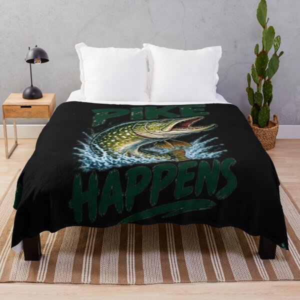 Item preview, Pike Happens - Funny Pike Fishing Humor designed and sold by StrongEpic.