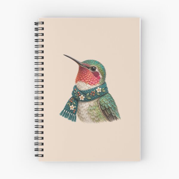Item preview, Anna's Hummingbird Wearing Beanie, Retro Birdwatching, Cute Hummingbird, Birder Gift, Vintage Nature Bird designed and sold by Cchotlan.