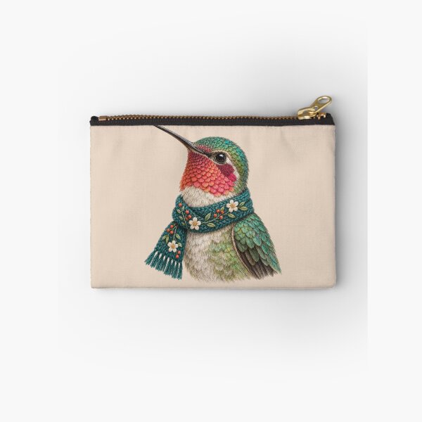 Item preview, Anna's Hummingbird Wearing Beanie, Retro Birdwatching, Cute Hummingbird, Birder Gift, Vintage Nature Bird designed and sold by Cchotlan.