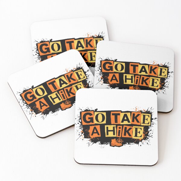 Item preview, Go Take a Hike – Bold Outdoor Hiking Adventure Design designed and sold by GabeMountainArt.
