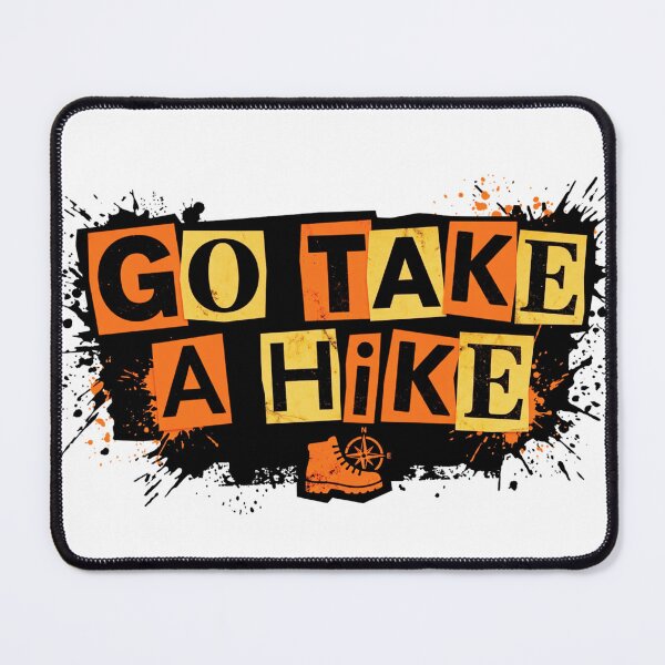 Item preview, Go Take a Hike – Bold Outdoor Hiking Adventure Design designed and sold by GabeMountainArt.