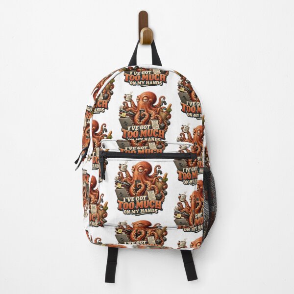 Item preview, Octopus Too Much On My Hands Funny Humor designed and sold by Wilcox PhotoArt.
