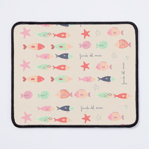 Item preview, Cute Fish Pattern Pastel Ocean designed and sold by DofinaSur.