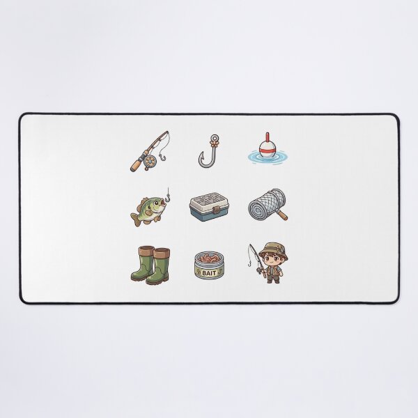 Item preview, Fishing Gear Sticker Sheet Tackle Box Waterproof Decals designed and sold by mood-draftsman.