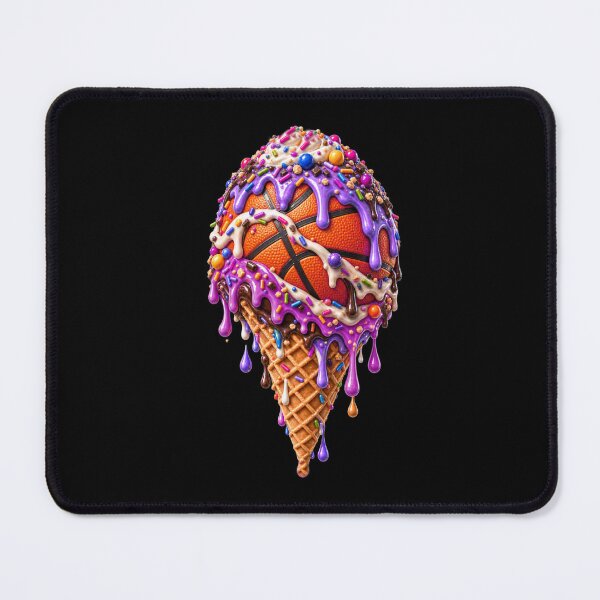 Item preview, Basketball Ice Cream Cone Colorful Sweet Sports Treat designed and sold by Wilcox PhotoArt.