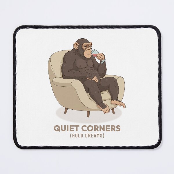 Item preview, Chimpanzee Drinking Red Wine Vintage Aesthetic designed and sold by COZY VINTAGE animal.
