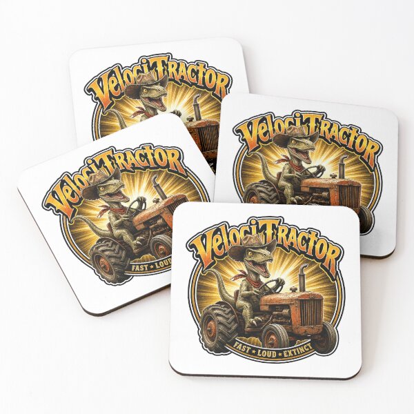 Item preview, VelociTractor Fast Loud Extinct Dinosaur Tractor Funny designed and sold by Wilcox PhotoArt.