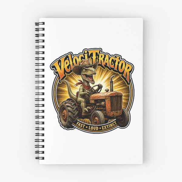 Item preview, VelociTractor Fast Loud Extinct Dinosaur Tractor Funny designed and sold by Wilcox PhotoArt.