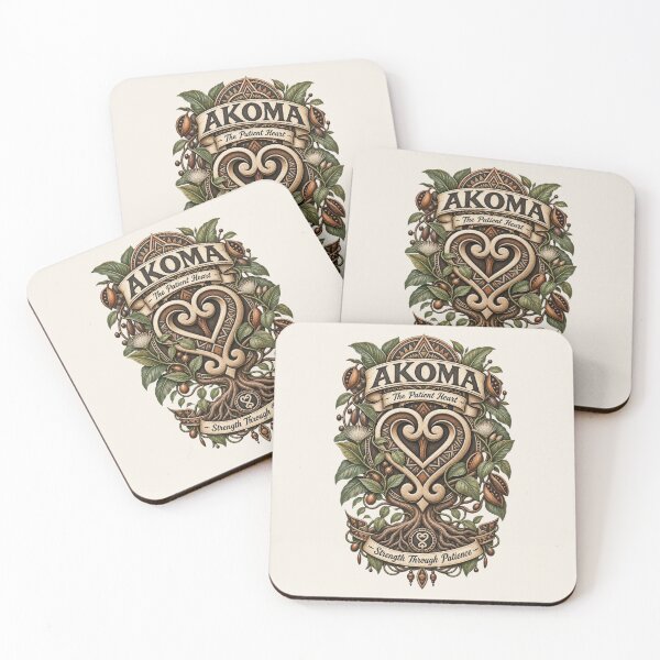Item preview, Akoma – The Patient Heart | Adinkra Wisdom Collection designed and sold by 'VARI'.