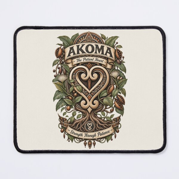 Item preview, Akoma – The Patient Heart | Adinkra Wisdom Collection designed and sold by 'VARI'.
