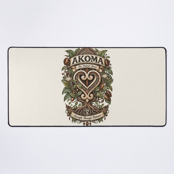 Item preview, Akoma – The Patient Heart | Adinkra Wisdom Collection designed and sold by 'VARI'.