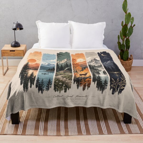 Item preview, Retro Mountain Landscape, Vintage Forest Adventure, National Park Inspired, Hiking Camping, Outdoor Nature Lover Gift designed and sold by Cchotlan.