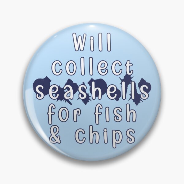 Item preview, Will collect seashells for fish and chips designed and sold by mariya-ivanova.